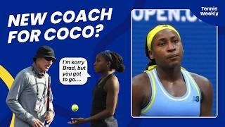 Coco Gauff splits with coach, Brad Gilbert! Time for a change?  | US Open 2024