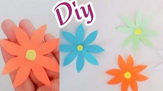 Diy: How to make a diy paper flower #diy#Rumiideas