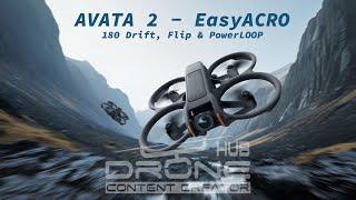 DJI Avata 2 - Easy ACRO mode at Concordia Chiajna Stadium | Flip, 180 Drift & PowerLoop