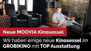 Vorstellung neuer MOOVIA Kinosessel in unserem GROBIKINO - da wollt ihr nicht mehr raus...