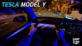 TESLA MODEL Y LONG RANGE NIGHT DRIVE