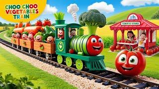 " Choo Choo Veggies Train Song  | Fun & Catchy Nursery Rhyme for Kids!  Sing Along!"