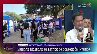 Ministro del Interior informó que conmoción regirá a partir de la medianoche | RTVC Noticias