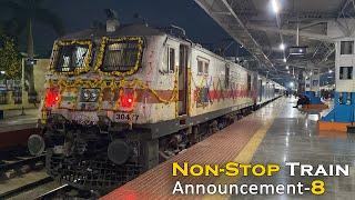 New Announcement 3 | GNT Tirupati +Rayagada +Falaknuma Sf & More |Non Stop Train Announcement 8 | IR