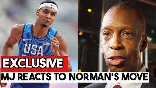 Omg ‼️ Michael Johnson Reacts To Michael Norman's Decision To Go The Short Sprints