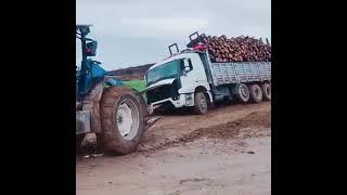 Loading truck vs trcktor #viral #trending #explore #short