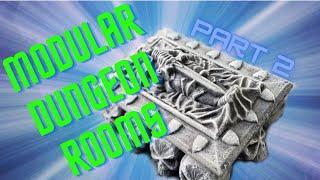 Hirst Arts Dungeon Rooms for Dungeons and Dragons - HERO QUEST TOMB! - PART 2