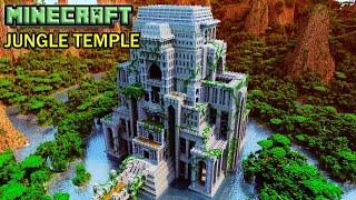 Huge Jungle Temple Build: Minecraft Jungle Temple Timelapse