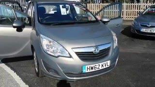 Used Vauxhall Meriva 1.7 CDTi Turbo Diesel Exclusiv Air-Con MPV Auto HW62KVL GO Vauxhall Chislehurst