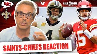 Saints-Chiefs Reaction: Patrick Mahomes & Kansas City 5-0, Saints frauds | Colin Cowherd NFL