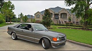 1984 Mercedes 500SEC Cold Start - BaT