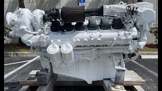 MAN D2842LE401, Marine Diesel Engine, 800 HP @ 2100 RPM / 1000 HP @ 2300 RPM (#1)