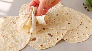 Flour, water and salt. Lavash is very simple!!