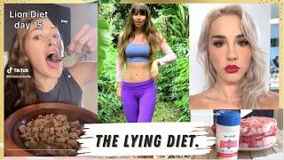 Freelee reviews the LION DIET on TikTok (mikhaila peterson)