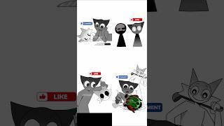 Guess which Wenda VS Black is correct?? | Incredibox COMPLETE EDITION (Sprunki Animation) #shorts