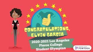 2020-2021 Student Olympian Award (Elvin Garcia)