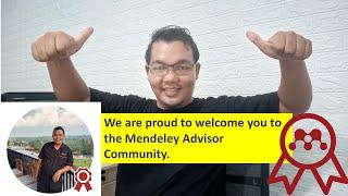 welcome you to the Mendeley Advisor Community