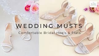 WEDDING MUST HAVES | COMFORTABLE BRIDAL HEELS & FLATS