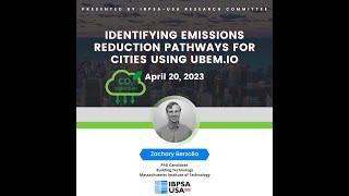 Identifying Emissions Reduction Pathways for Cities using UBEM.io