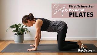 Pregnancy Pilates Workout First Trimester - SAFE Full Body Class (20 minutes)