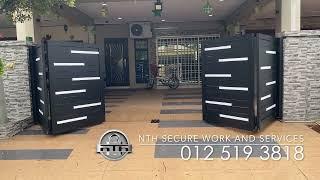 FULLY ALUMINIUM TRACKLESS AUTO GATE SYSTEM