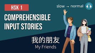 HSK1 | 我的朋友 My Friends | Comprehensible Input Stories HSK1 Practice Bundle 2/4 | Beginner Chinese