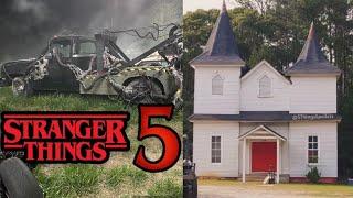 Stranger Things 5 - Hawkins Church, Creel House, & More