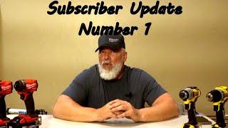 Ultimate DIYer Subscriber Channel Update Number 1