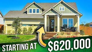 Tour This AMAZING David Weekley Home Model In Headwaters, Dripping Springs TX