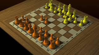 YELLOW VS ORANGE CHESS GAME