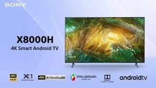 Sony BRAVIA X80H | 4K Ultra HD | HDR | Smart TV