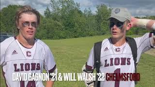 Chelmsford's David Gagnon and William Walsh