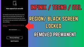 INFINIX, TECNO, ITEL Remove Region Locked/Black Screen LATEST UPDATE 2024/2025