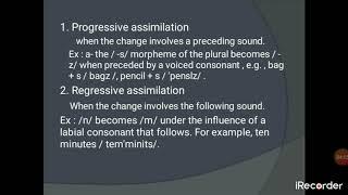 PHONOLOGICAL RULES, ASSIMILATION AND INSERTION.