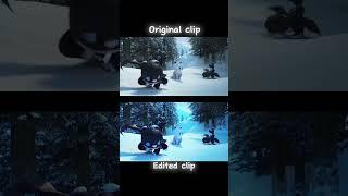 Original clip vs edited clip *quality test* #viral #fypシ #4kvideo #httyd #edits #shorts