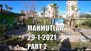  ALANYA Mahmutlar Прогулка по зимнему Махмутлару 29 января 2021