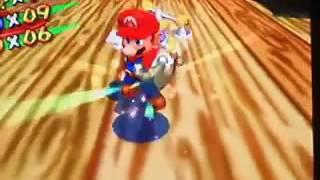 Super Mario Sunshine: Red Coins on the Water with the Pink Blooper