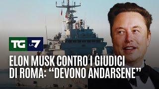 Elon Musk contro i giudici di Roma: “devono andarsene”