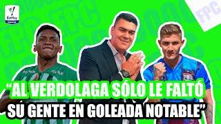 ATL NACIONAL 6 CHICÓ 2 AL VERDOLAGA SÓLO LE FALTÓ SU GENTE EN GOLEADA NOTABLE EN EL ATANASIO