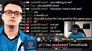 Miracle- just RANDOMED hero after THIS guy EGO'd him on STREAM