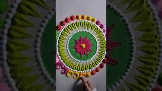 Easy rangoli designs for beginners 🪔🪔🪔🪔#diwali#rangoli#rangolidesigns