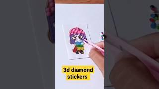 3d diamond stickers #shorts #sticker #diamondstickers