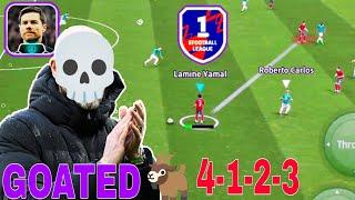 GOATED 4-1-2-3 Quick Counter Best Attack& Defense Formation eFootball 25 | 