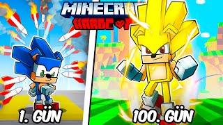 Hardcore Minecraft'ta SONIC Olarak 100 Gün Geçirmemin Hikayesi...