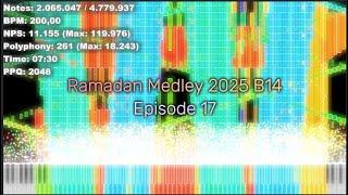 [Black MIDI] Ramadan Medley 2025 B14 Episode 17 - 4.77 Million Notes