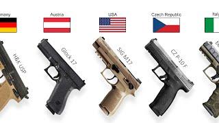 Main Military Pistol Of Each Country