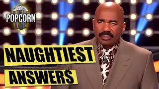 NAUGHTIEST Answers on Family Feud with Steve Harvey!