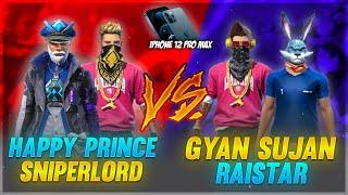 RAISTAR vs HAPPY PRINCE !!️ Free iPhone 12 Pro Winner | Kerala vs Gujarat - Garena Free Fire