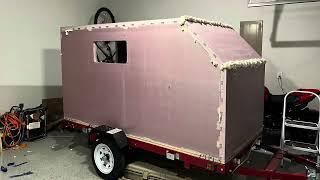 Foamie Camper Build w Harbor Freight Trailer