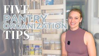 5 Easy Pantry Organization Tips to Maximize Space & Reduce Clutter | Kitchen Storage Hacks